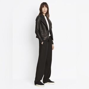 Vince | Textured Moto Leather Jacket